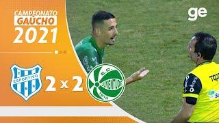 ESPORTIVO 2 X 2 JUVENTUDE | MELHORES MOMENTOS | 10ª RODADA GAÚCHO 2021 | ge.globo