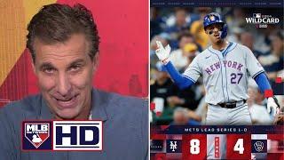 FRANCISCO LINDOR FOR NL MVP - ESPN reacts to Mets beat Brewers 8-4, to take 1-0 lead in NL wild-card