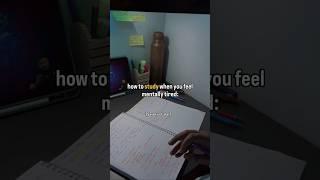 How Toppers Study When They're Mentally Tired#motivation #studymotivation #aspirantlife #relateable