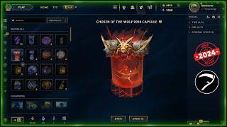 30x Chosen of the Wolf 2024 Capsules opening - League Of Legends