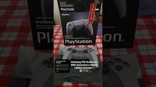 Unboxing PS5 DualSense 30th Anniversary Edition controller - 2024 ️