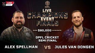 Alex Spellman vs Jules Van Dongen | Cricket Semi Final | DPFL Live Event
