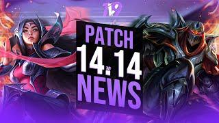 ALL NEW CHANGES for PATCH 14.14!! - League of Legends