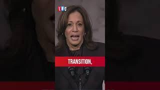 Kamala Harris promises a ‘peaceful transfer of power' | LBC