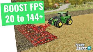  Farming Simulator 22 - How to BOOST FPS and Increase Performance on any PC