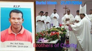 A YOUNG LAY BROTHER ONLY 38 YEARS DEDICATED TO GOD AND SOCIETY IS CALLED AWAY- A PRAYERFUL FAREWELL