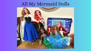 All My Mermaid Dolls Plus American Girl doll unboxing! 