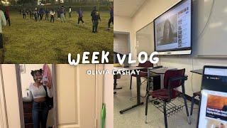 week vlog at my HBCU | classes, hanging out with friends, seasons changing