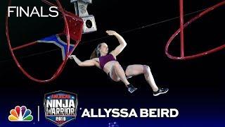 Allyssa Beird Give Her All on Stage 1 - American Ninja Warrior Vegas Finals 2019