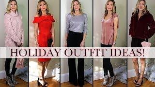 Fun + Festive Holiday Outfit Ideas! Lookbook Winter 2018