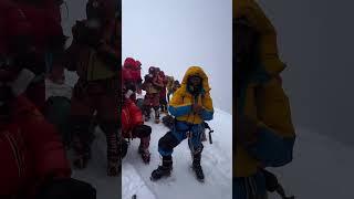 My amazing view from summit of k2.  @sarahabdovaiss #everest #viralvideo #k2 #viral #mounteverest