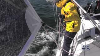 Jib Reaching With Outboard Leads by UK Sailmakers