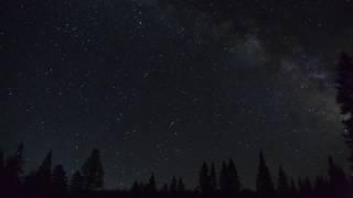 Milky Way rising over Silver Fork, California