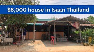 $8000 house in rural Isaan Thailand. Cheap house in village of Isan