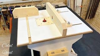 Simple and small a router table / Router table diy