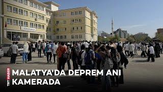 Malatya'da 5,9 büyüklüğünde deprem canlı yayına yansıdı