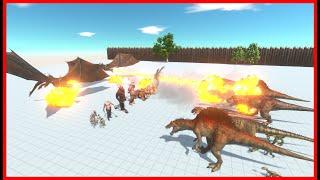 INFERNALS WITH 2x DRAGON VS 2x FACTION - ANIMAL REVOLT BATTLE SIMULATOR