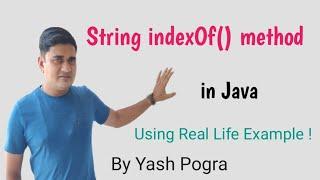 Java String indexOf() Method | Java String indexOf() Method with example