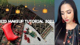 EASY GLAM EID MAKEUP TUTORIAL  2021 || TAIBA SITHE