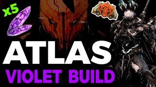 ATLAS Build with 5 Violet Archon Shards | Whispers in The Walls  [Warframe]