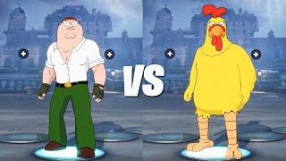 The Giant Chicken vs Peter Griffin with Fortnite Emotes