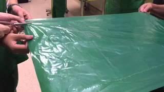 How to make an Apron using plastic bag