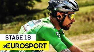 Demare Seals Stage Win Ahead of Cofidis' Laporte| Tour de France 2018 | Stage 18 Highlights