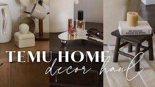 TEMU HOME DECOR HAUL | vintage + antique inspired home decor on a budget