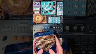 Chorus:Saturation. Broken tape. #jamuary day 30! #shorts #kalimba #ambient #synth #guitarpedals