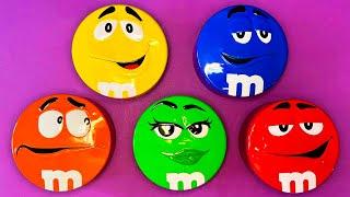 Satisfying Video | Unboxing Rainbow Chocolate M&M'S Candy From 5 M&M'S Boxes ASMR