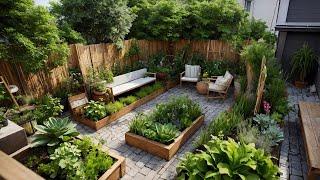 Small Backyard Garden Ideas for Urban Dwellers : Havens of Beauty and Tranquility #backyard #garden