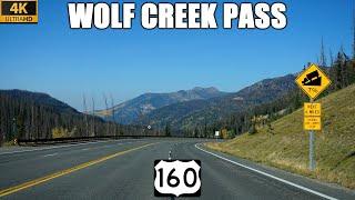 US-160 in Colorado: Pagosa Springs to Del Norte | Driving Over Wolf Creek Pass (10,857 Feet)