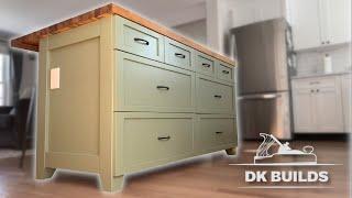 DIY Kitchen Island Workbench