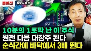 “순식간에 2~3배 된다” 10분의 1토막 난 이 주식, 원전 다음 대장주 된다 | 김정수 대표 풀버전