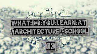 WHAT do you LEARN at ARCHI:STUDIO #Seminar_Building CONSTRUCTION Methods