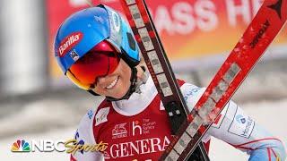 With shocking downhill win, Mikaela Shiffrin closes in on 4th World Cup overall crown | NBC Sports