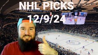 Free NHL Picks Today 12/9/24