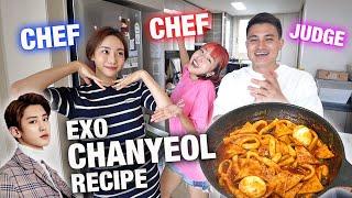 KOREAN GIRLS COOK VIRAL TTEOKBOKKI RECIPE BY EXO CHANYEOL