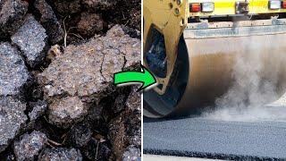 Amazing Asphalt Recycling Process EXPOSED!