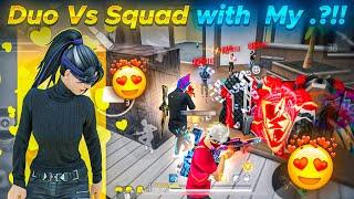 Duo Vs Squad with My ..?!! | kills Dobbadam lo first Nenu  | Free Fire In Telugu