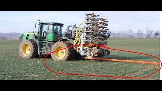 Manure Dragline Hose Showdown!  John Deere versus manure injection hose.