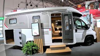 Dethleffs GT Trend T 7057 EB luxury RV Camper Van Fiat Camping car walkaround + interior V2142