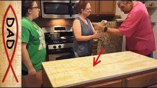 Install a granite island counter top - CAUTION!