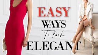 Easy Effortless Ways to look Classy and Elegant Everyday