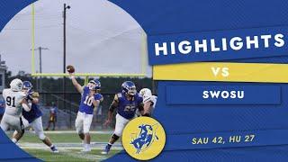 SAU Football | SAU Highlights vs. SWOSU | 9.11.21