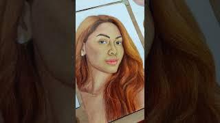 2nd Colored Pencils Portrait | Practicing colored drawing | colored pencils drawing #coloreddrawing