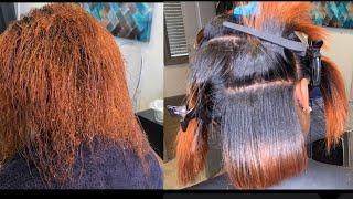 Damaged Colored Natural Hair | Restoring hair back to health