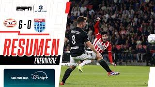 Resumen I PSV 6-0 PEC Zwolle I Eredivisie I Doblete de Ricardo Pepi