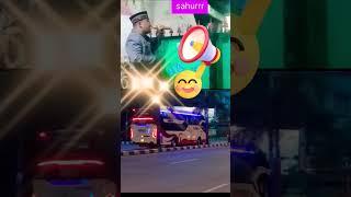 Viral Bangunin Sahur Lucu View Bus Manuver #funny #shortvidio