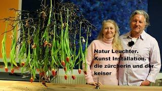 Kunst Installation / Natur Leuchter / die zürcherin und der keiser #kunst #art #installation